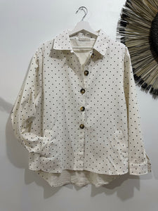 Sobrecamisa Topitos White