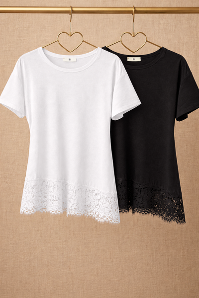 Camiseta Asimétrica/Blonda