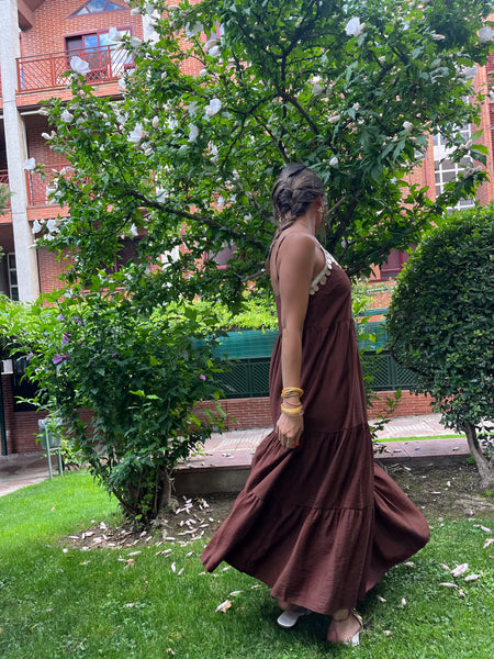 Vestido Choco Lentejuelas