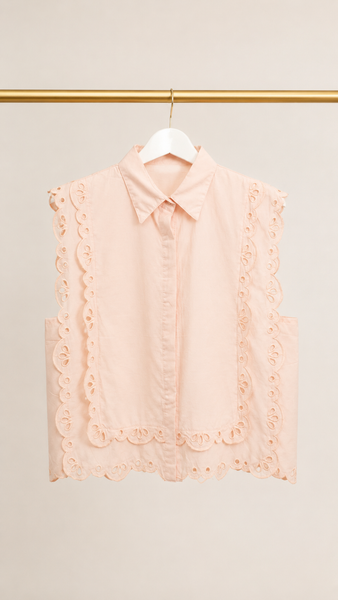 Blusa Guipur Rosé