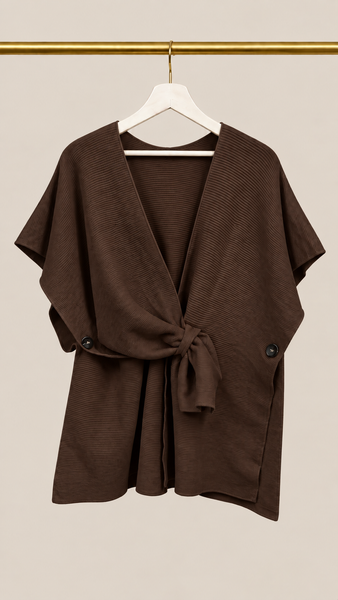 Poncho Canalé Nudo