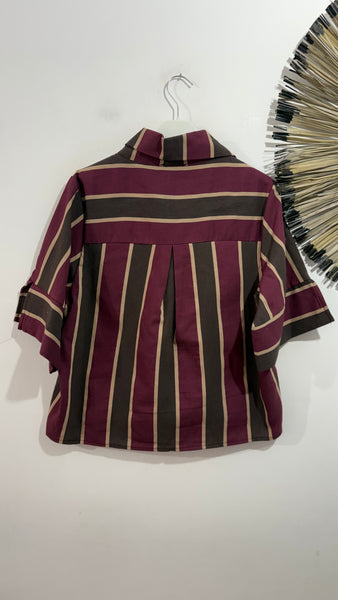Camisa Siena Burgundy