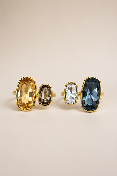 Anillo Doble CRYSTAL