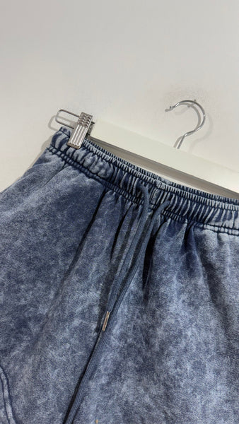Short Blue Cotton
