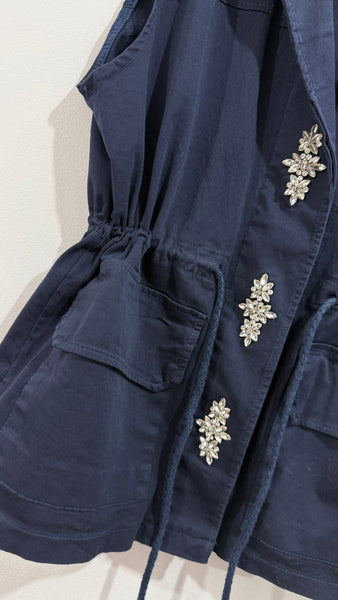 Chaleco Denim Navy
