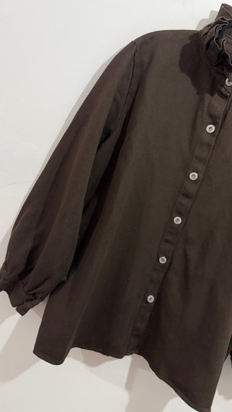 Sobrecamisa Moka Cuello Volante