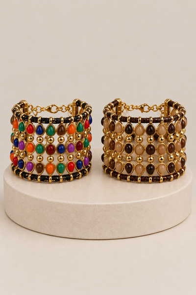 Brazalete Acero Mosaico