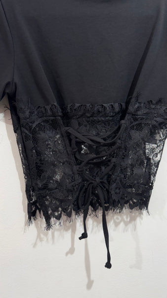 Camiseta Corset & Blonda