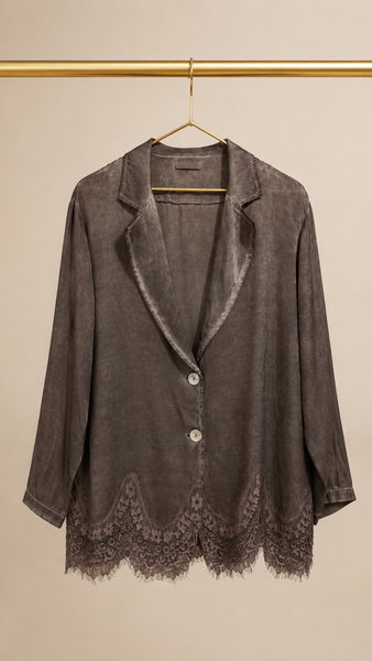 BLAZER Satinada LENCERA