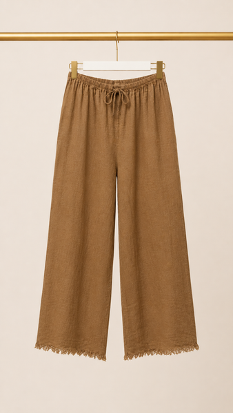 Pantalón LINO Camel