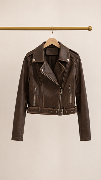 Biker Brown Slim Lavado (REPOSICIÓN!)