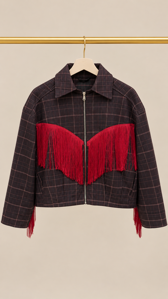 Bomber BURGUNDY & FLECOS