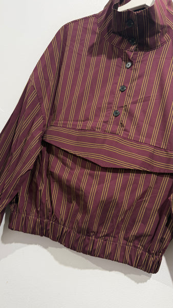 Sudadera Burgundy & Camel