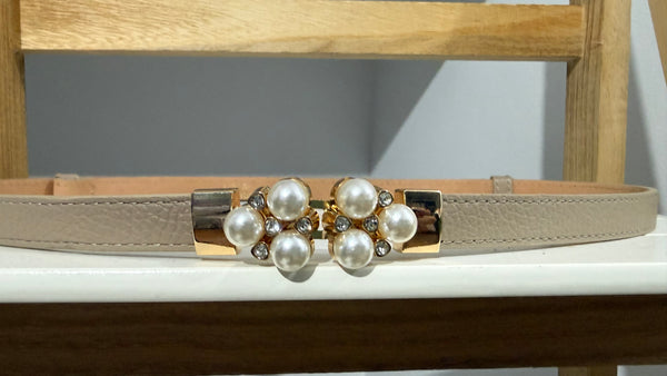 Cinturón Piel Pearl
