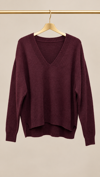 Jersey Pico Burdeos