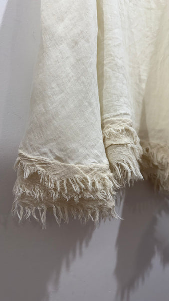 Vestido Lino CREMA