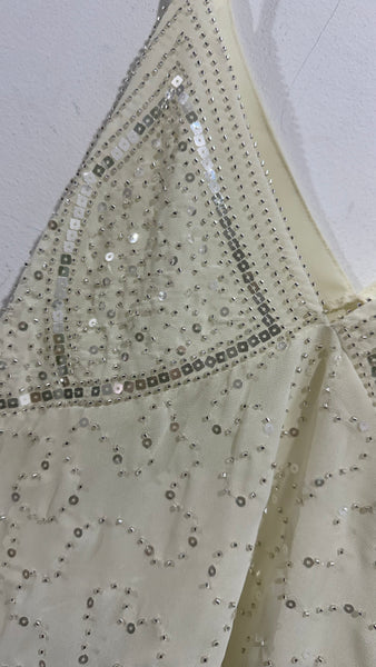 Top Beige Paillettes