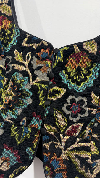 Top Jacquard Black