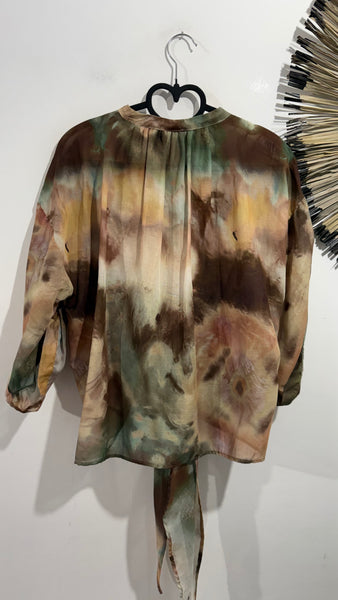 Blusa Cotton Tie Dye Terra
