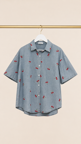 Camisa DENIM CHERRY