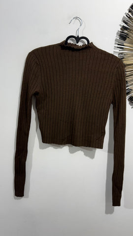 Jersey Basic Canalé Chocolate