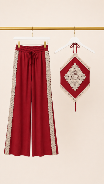 Conjunto Lino & Crochet