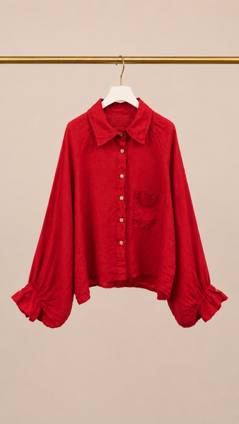 Camisa Manga Mariposa