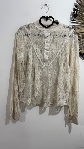 Camisa Blonda & Satén