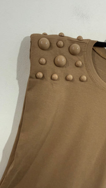 Camiseta Tachas Nude