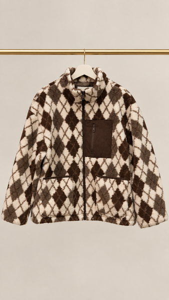 Chaqueta Polar Rombos
