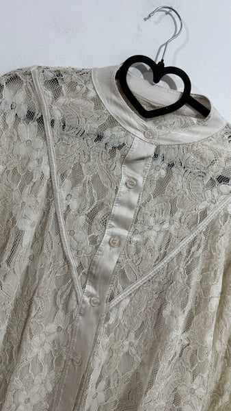 Camisa Blonda & Satén