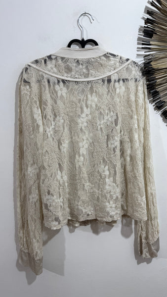 Camisa Blonda & Satén