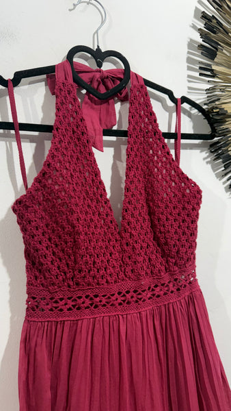 Vestido Fresa Crochet