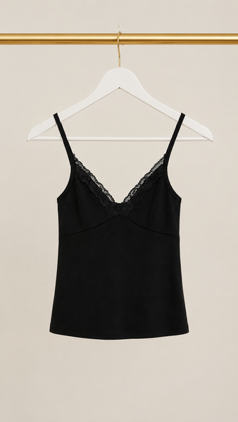 Top Tirante Blonda Black