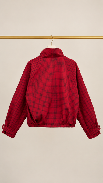 Jacket Cuadros Rosso