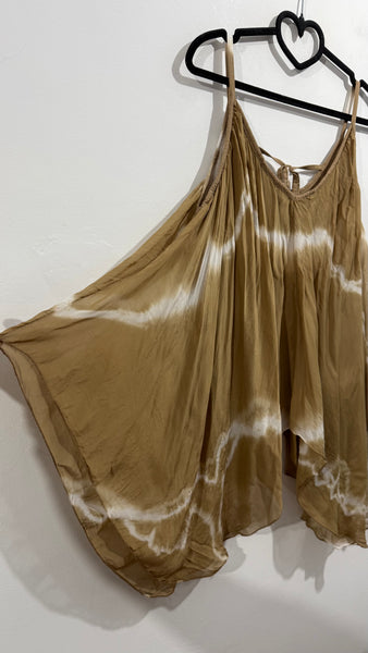 Top Tie Dye Camel
