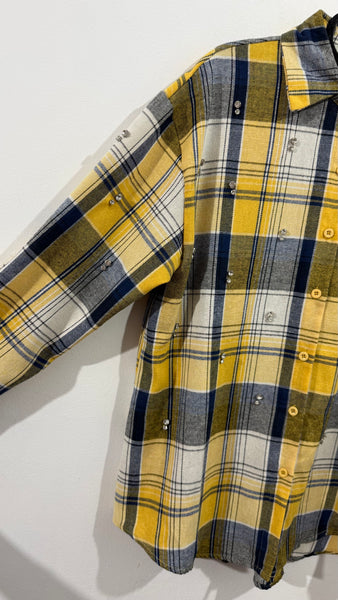 Camisa Cuadro Strass
