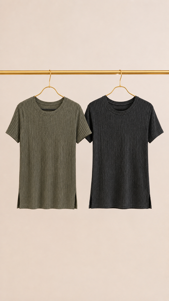 Camiseta Larga Glitter