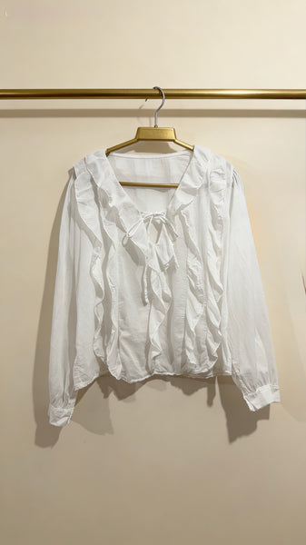 Blusa Cotton Volante