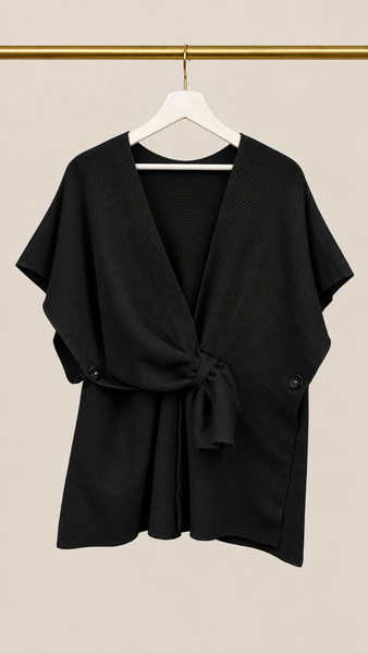 Poncho Canalé Nudo