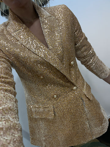 Blazer Oro Paillettes