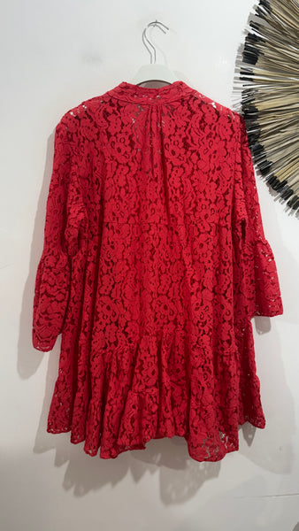 Vestido Blonda Coral