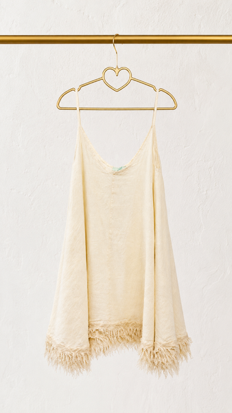 Vestido Lino CREMA