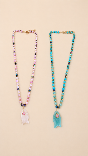 Collar Pez de Cristal