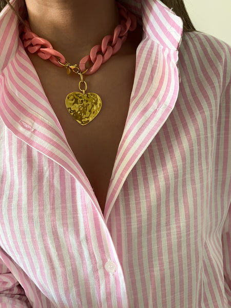 Collar Pink Cuore