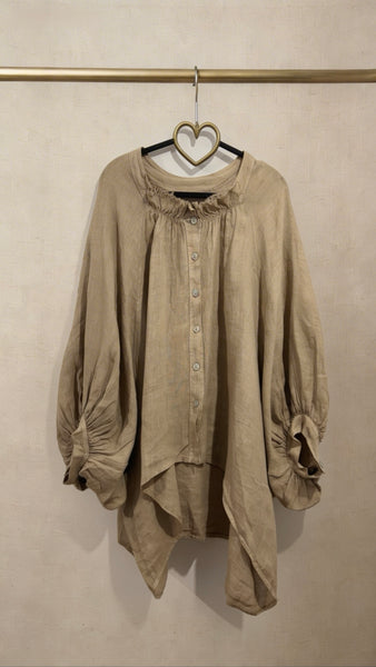 Blusa Lino Camel