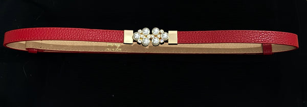 Cinturón Piel Pearl