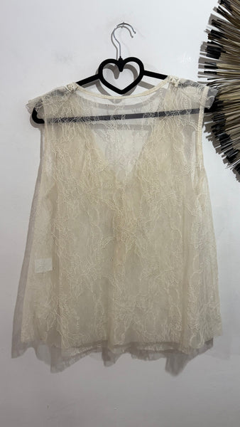 Top Blonda Volante