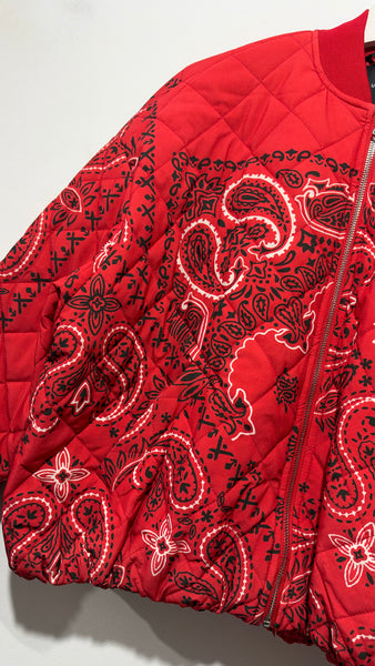 Bomber Paisley ROSSO
