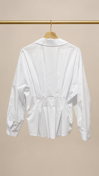 Camisa Popelin Pliegues